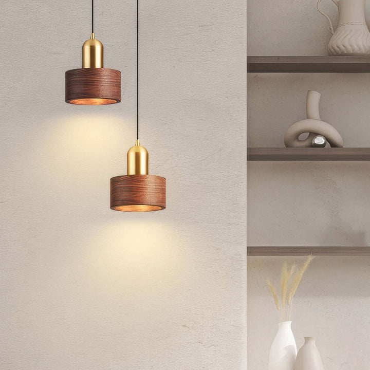 Japońska Cylindryczna Lampa Wisząca Oświetleniowa