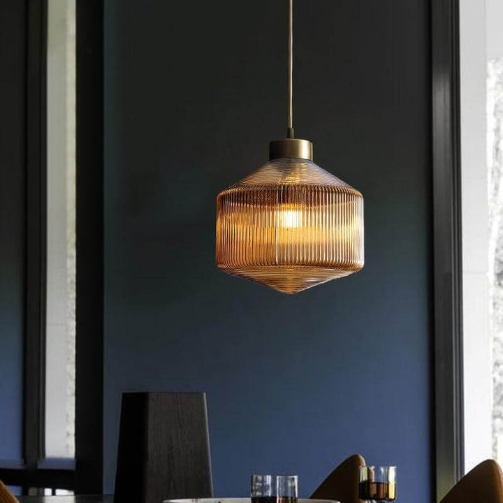 Elegancka lampa sufitowa w stylu bębenkowym