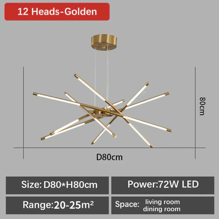 Lampa Wisząca Industrialna Pająk - Oświetlenie Wnętrz