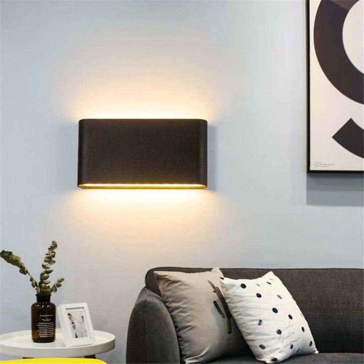 Nowoczesna Zewnętrzna Lampa Ścienna LED - Oświetlenie Góra i Dół