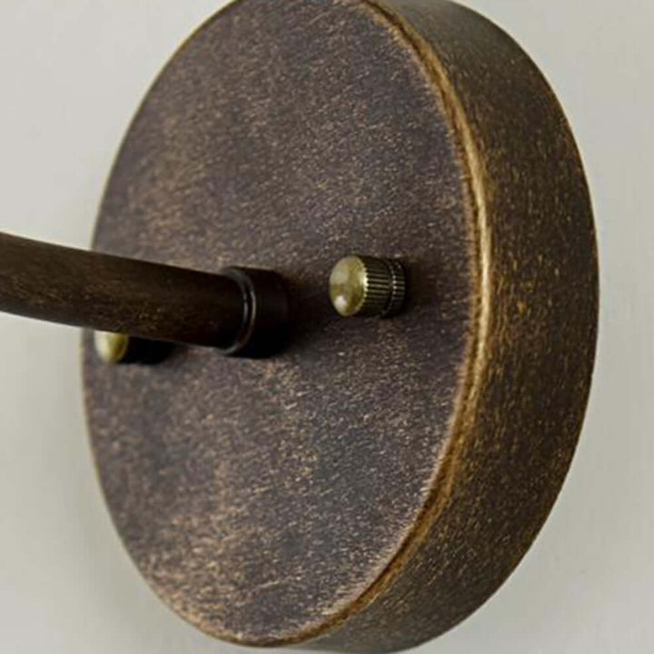 Rustykalna Lampa Ścienna Zewnętrzna - Antyczna Mosiężna Kinkiet Kula IP65