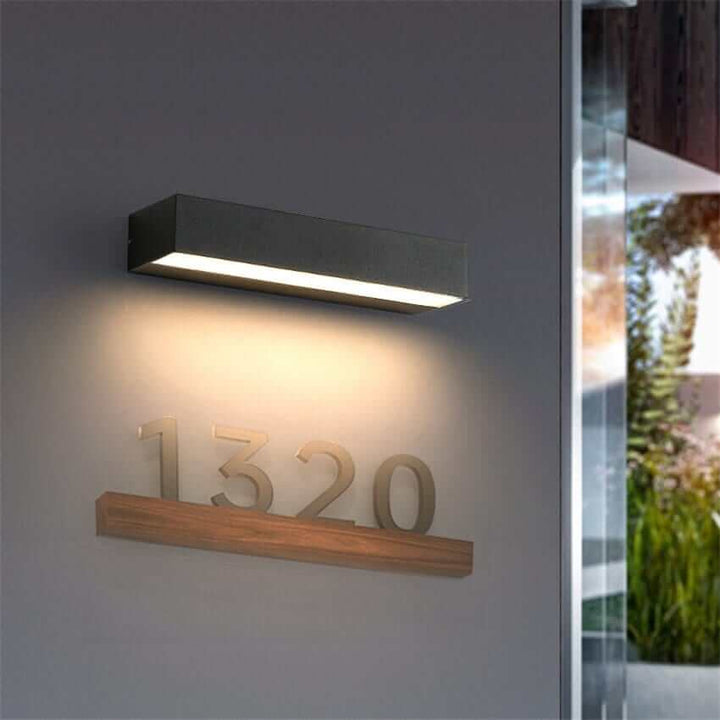 Nowoczesna Lampa Ścienna LED Zewnętrzna
