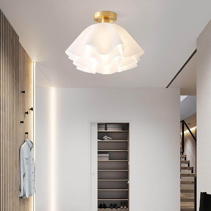 Nowoczesna lampa sufitowa Gailon w sypialni