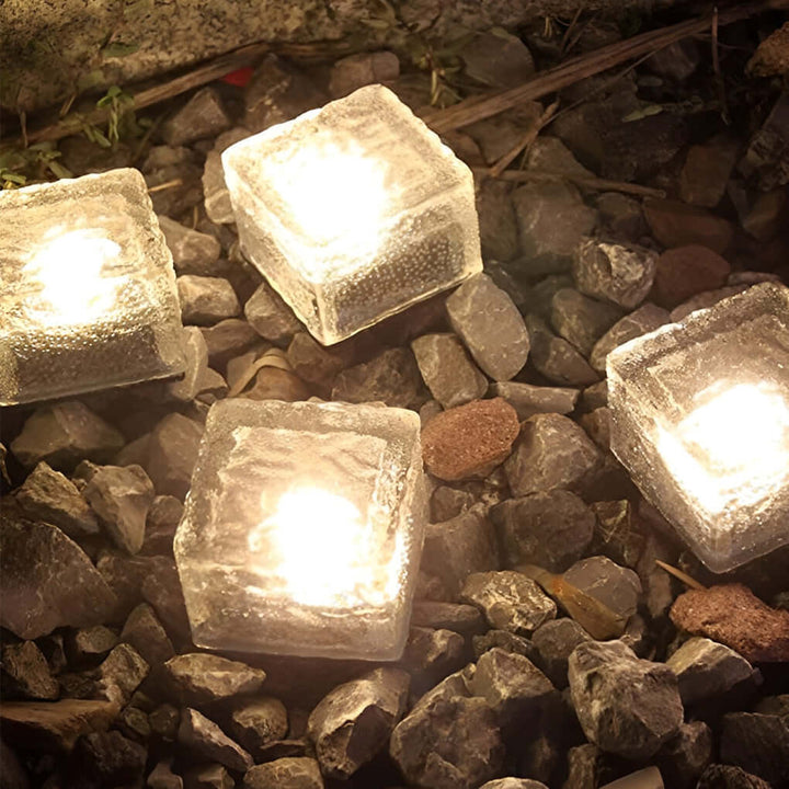 Kwadratowa Lampa Solarna Zewnętrzna - Oświetlenie LED