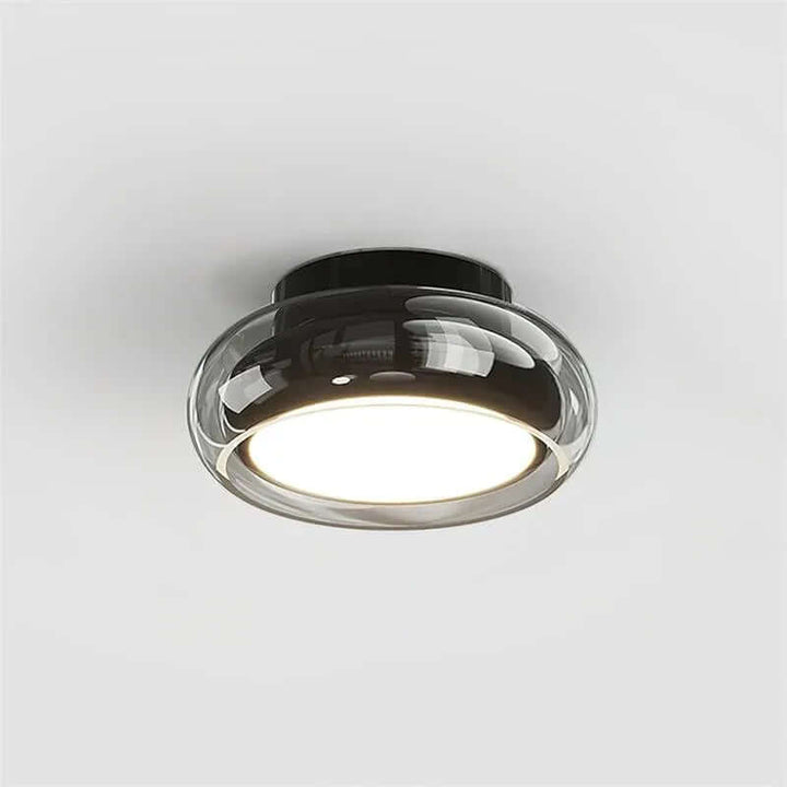 Oprawa sufitowa LED w stylu vintage z akrylu, mała