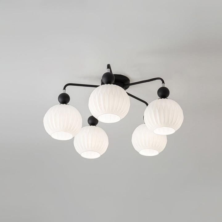 Nowoczesna Lampa Sufitowa - Zielona/Czarna Oświetlenie Wnętrz