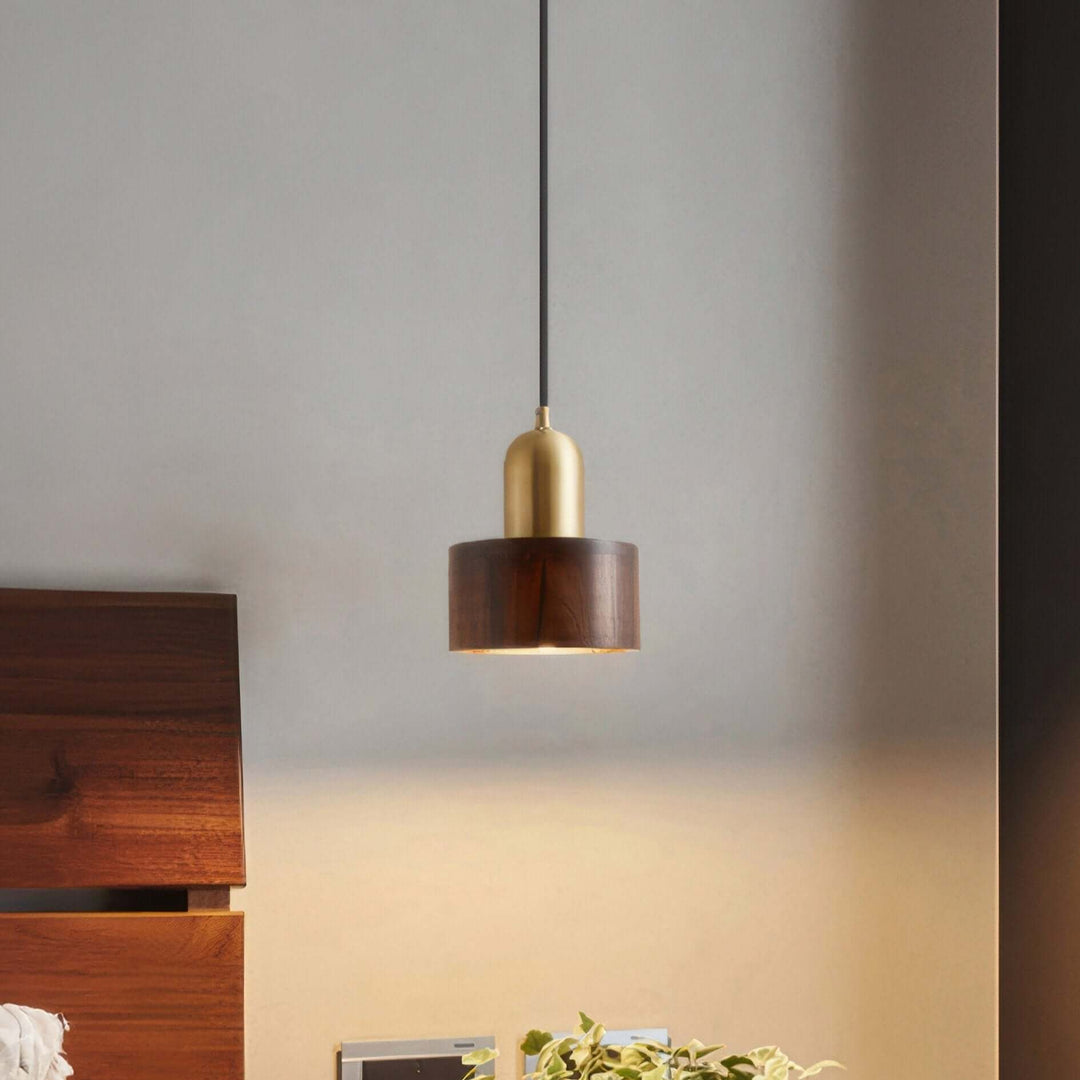 Japońska Designerska Lampa Sufitowa Cylindryczna