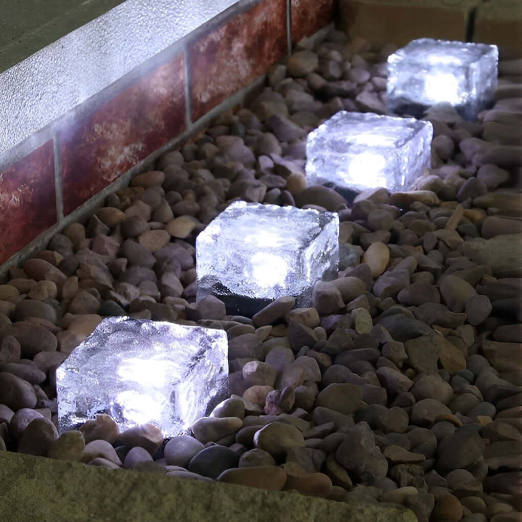 Kwadratowa Lampa Solarna Zewnętrzna - Oświetlenie LED