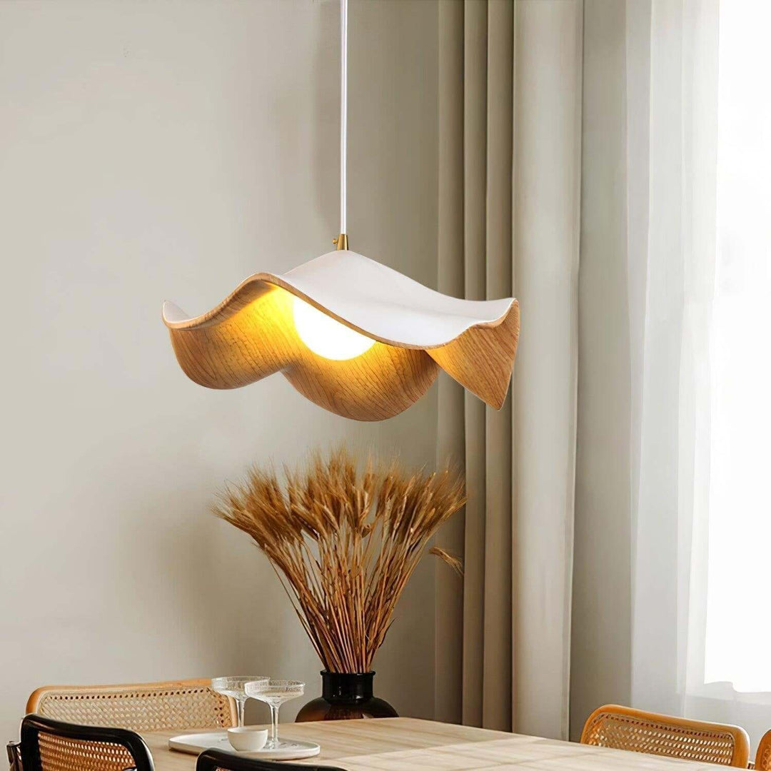 Lampa wisząca lotus w industrialnym stylu