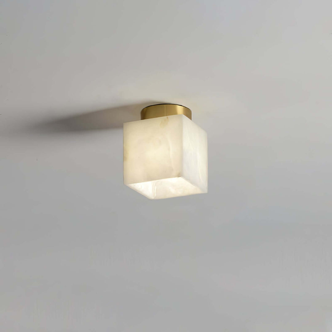 Nowoczesna Lampa Sufitowa z Alabastru - Zintegrowane LED