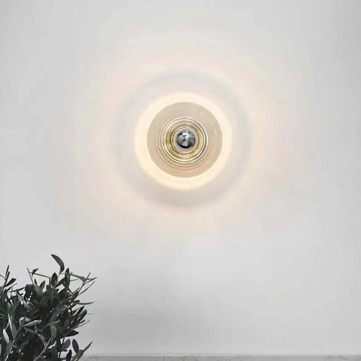 Kinkiet LED Vintage Szklany