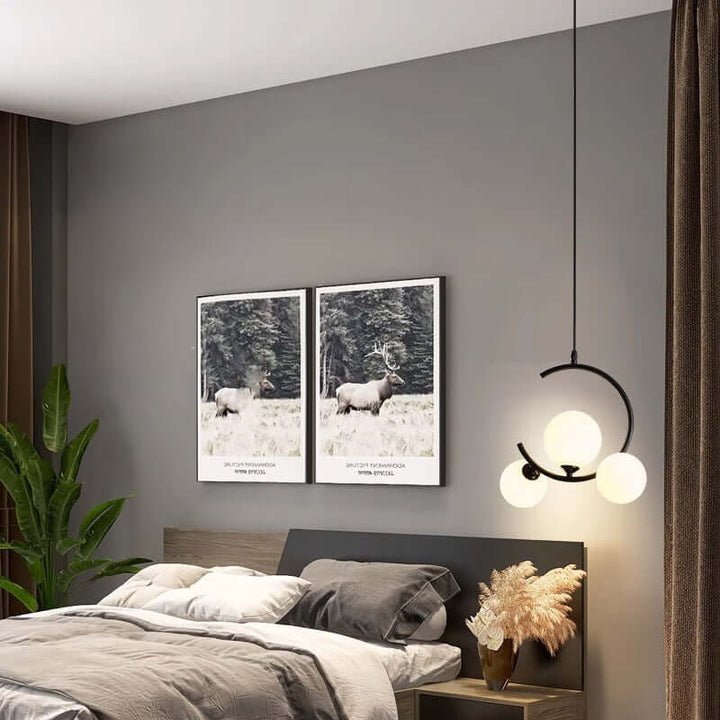 Nowoczesna Lampa Wisząca LED do Dekoracji Wnętrz