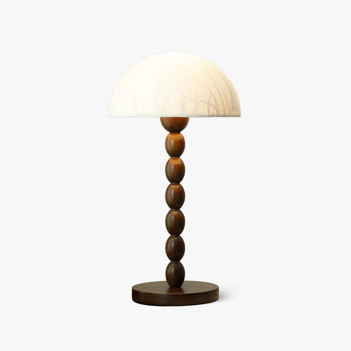 Stylowa lampa stołowa papierowy klosz – oświetlenie nastrojowe