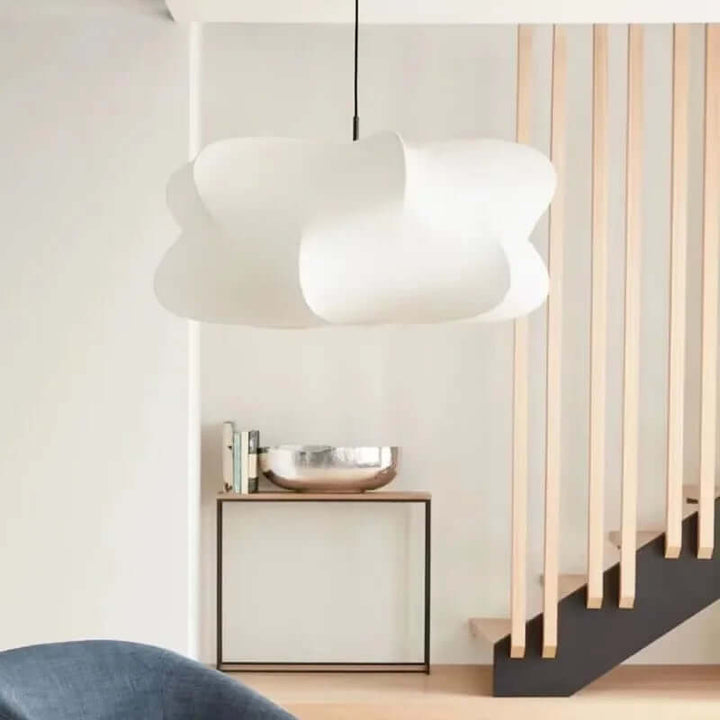 Japońska Jedwabna Lampa Wisząca Wabi Sabi
