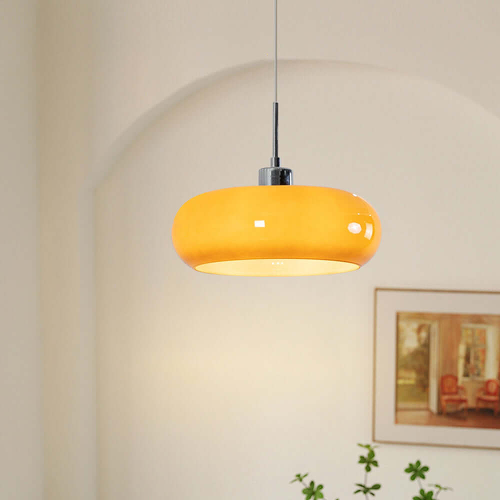 Nowoczesna Szklana Lampa Wisząca - Oświetlenie Wewnętrzne