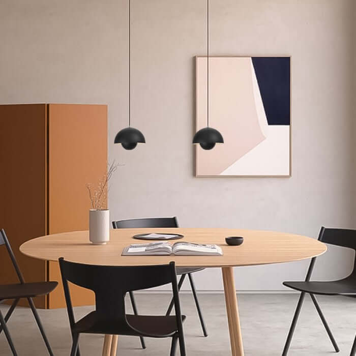 Lampa wisząca Macaron Fleur w industrialnym stylu