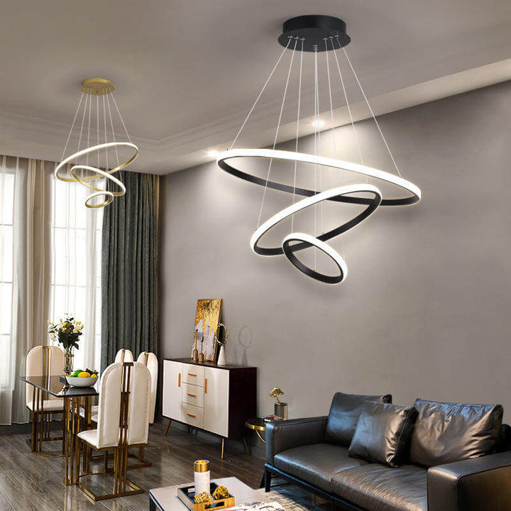 Lampa sufitowa w minimalistycznym wnętrzu