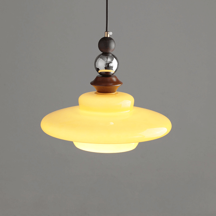 Wisząca Lampa Jadalniana w Stylu Średniowiecznym Beżowa