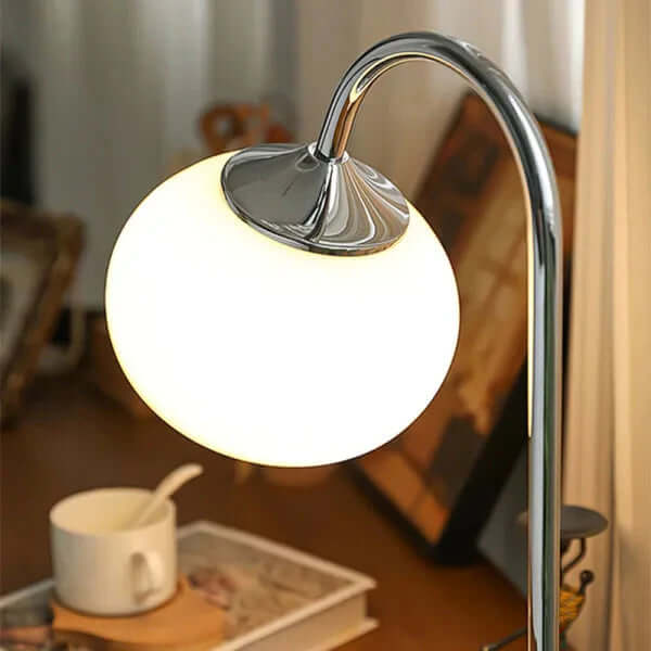 Lampa Stołowa z Metalu i Szkła Marshmallow