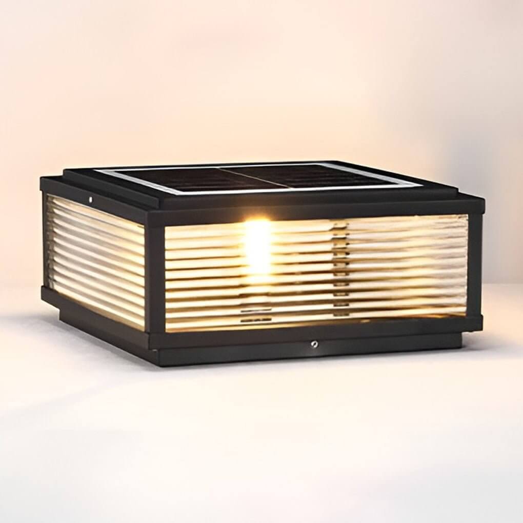 Kwadratowa Lampa Ogrodowa LED - Nowoczesne Oświetlenie Słupkowe