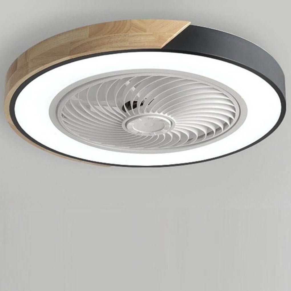 Wentylator Sufitowy LED Okrągły Kwadratowy Cichy