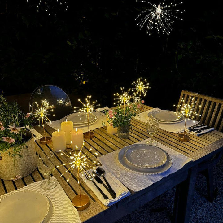 Zestaw 6 dekoracyjnych mini-stolików w kształcie gwiazdy