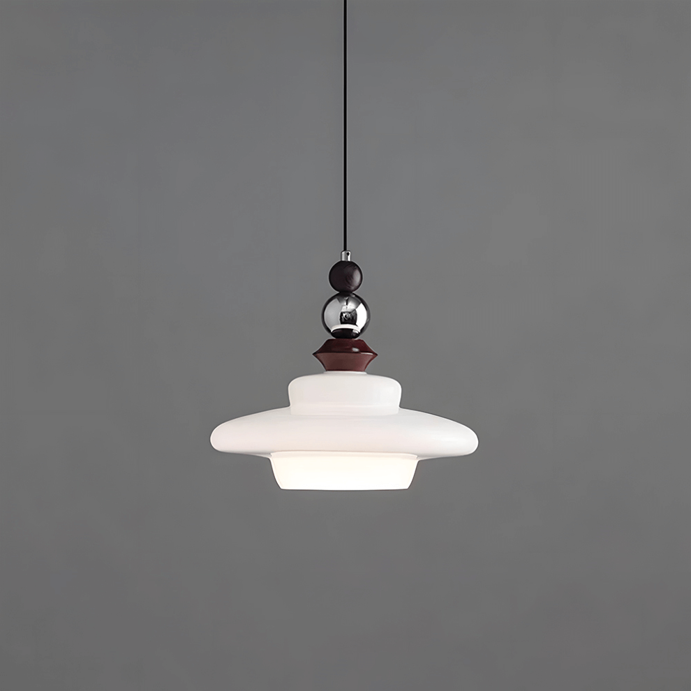 Wisząca Lampa Jadalniana w Stylu Średniowiecznym Beżowa