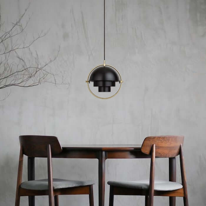 Designerska lampa wisząca do salonu