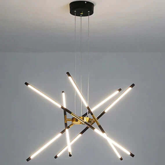 Szczegóły konstrukcji industrialnej lampy pająk