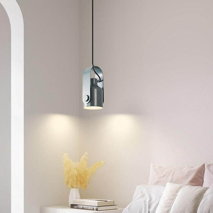 Nordycka Lampa Wisząca | Drewno i Metal