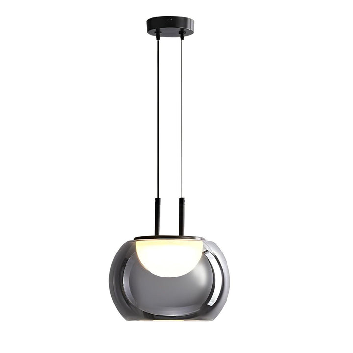 Lampa wisząca Halo - przykład instalacji w jadalni