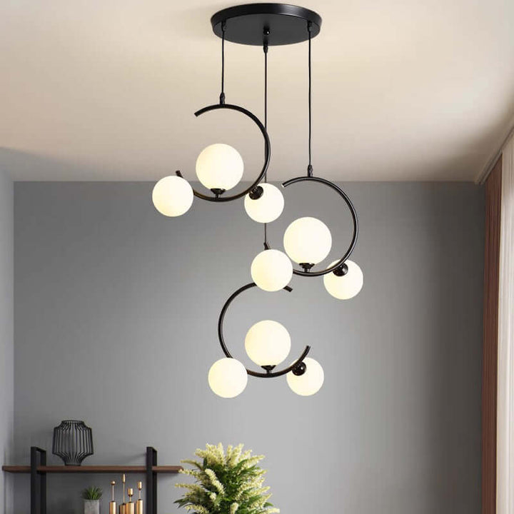 Nowoczesna Lampa Wisząca LED do Dekoracji Wnętrz