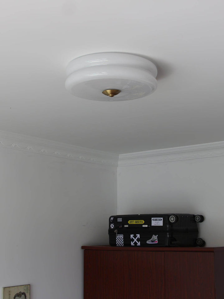 Wielkopowierzchniowa Lampa Sufitowa Art Deco
