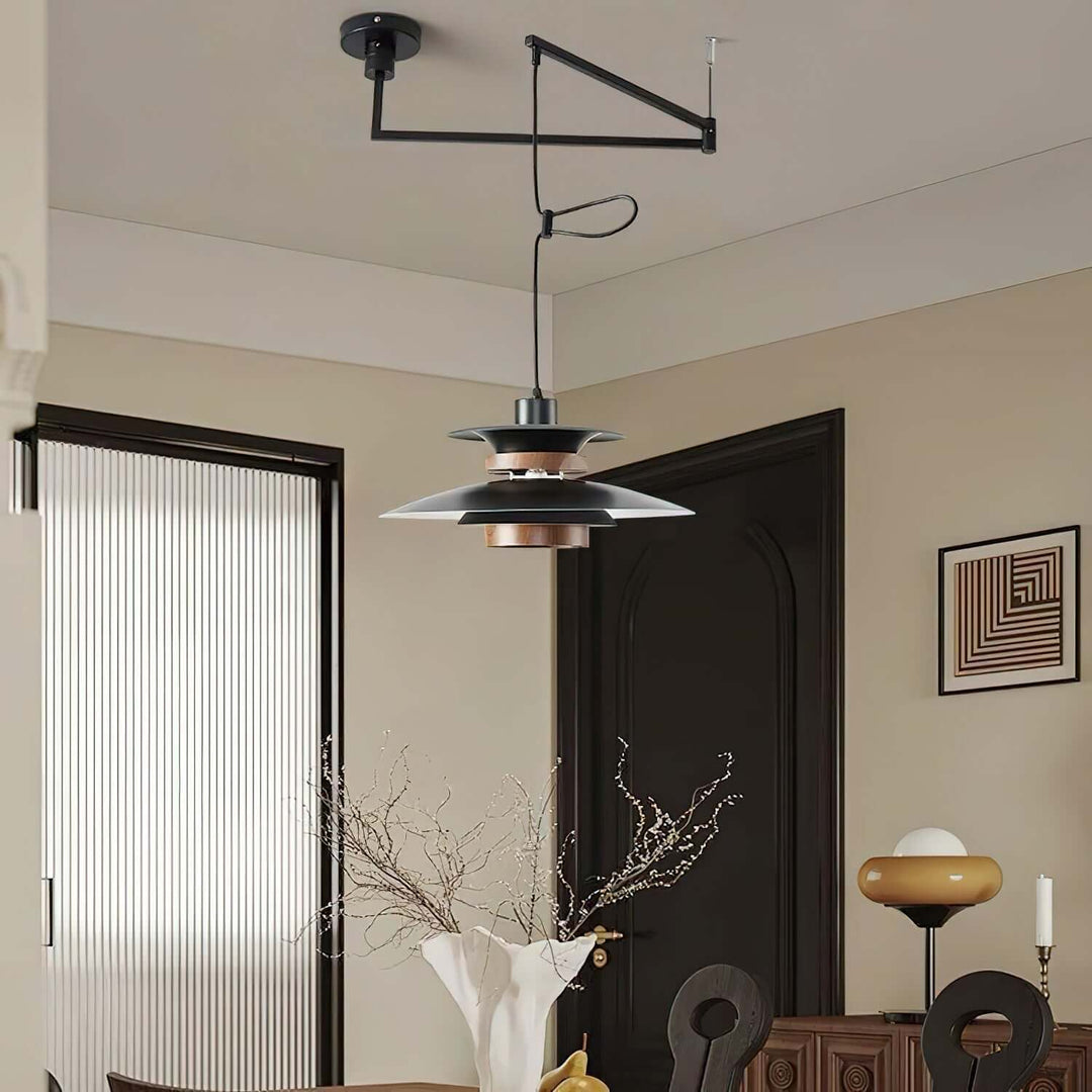 Lampa wisząca Mercero z obrotowym ramieniem