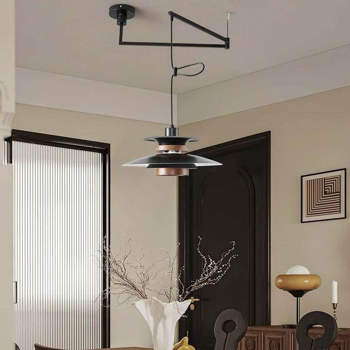 Lampa wisząca Mercero z obrotowym ramieniem