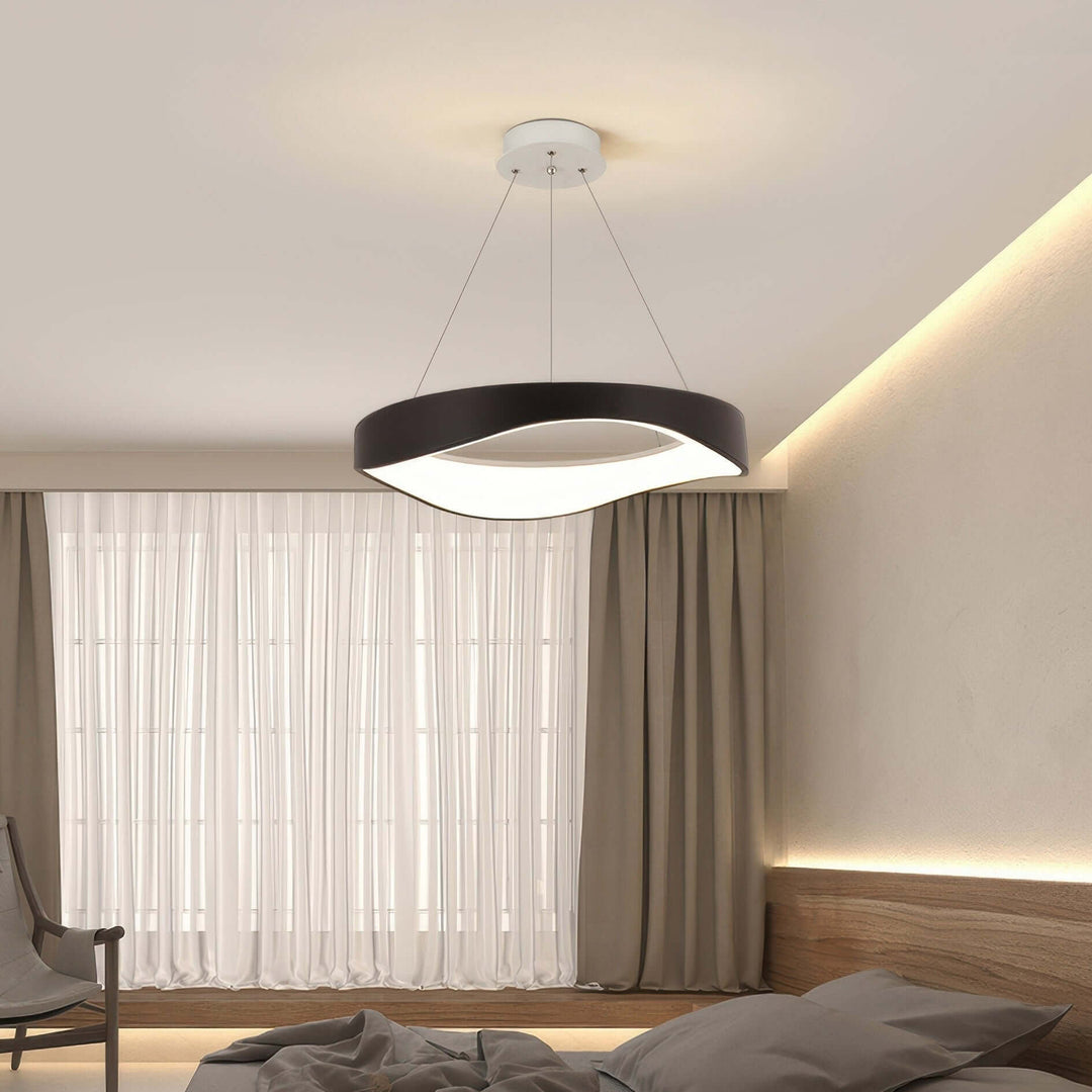 Nowoczesna Okrągła Lampa Wisząca LED Do Wszechstronnego Oświetlenia Wnętrza