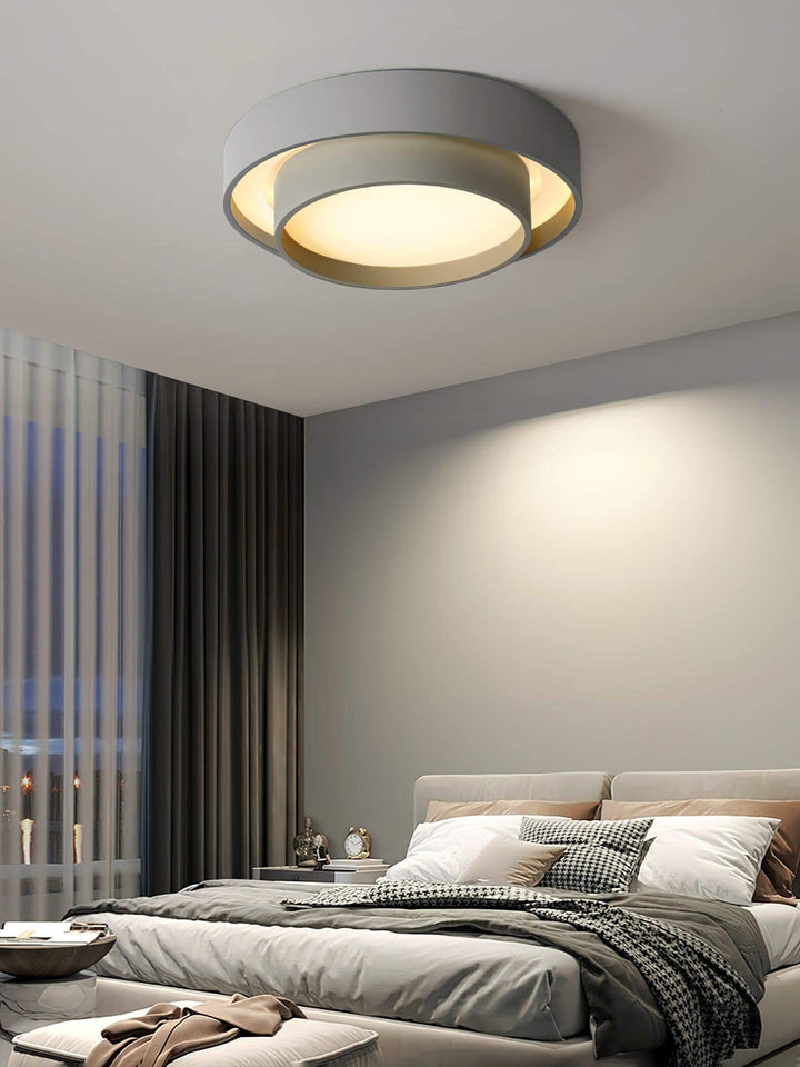 Cylindryczna lampa sufitowa LED pasująca do wnętrz
