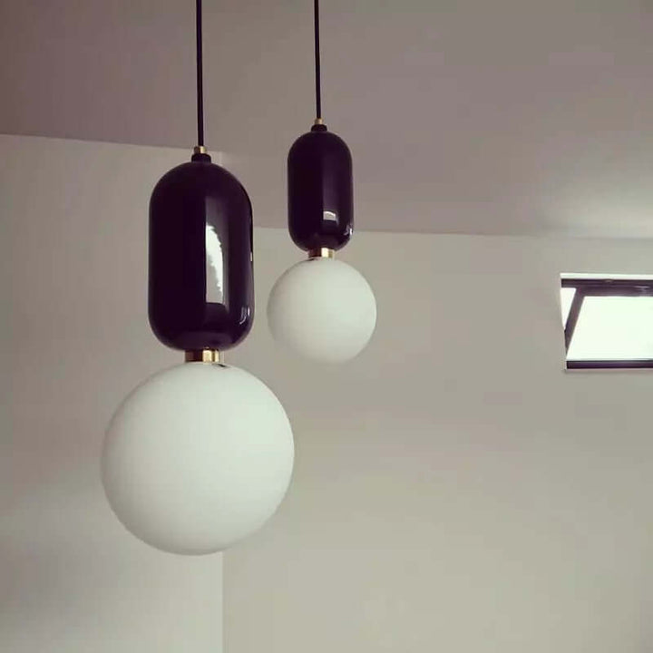 Lampa sufitowa kulista złota