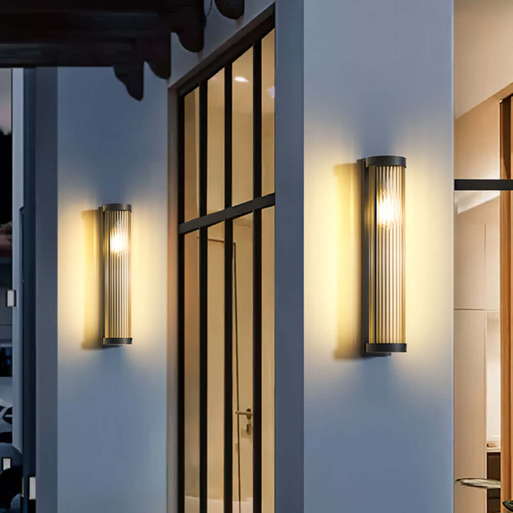 Cylindryczna Zewnętrzna Lampa Solarna LED IP65