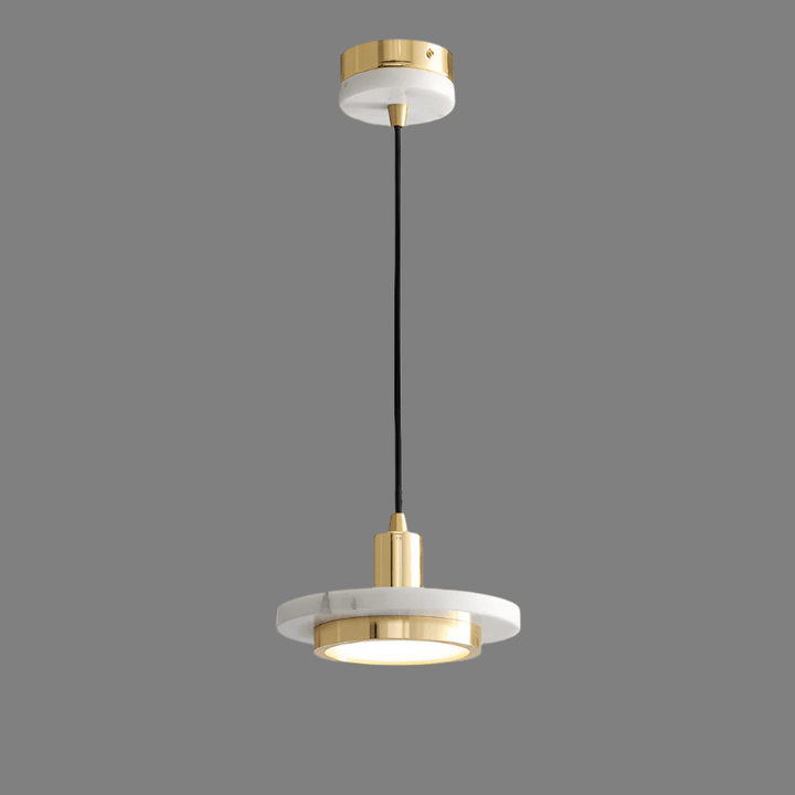 Nowoczesna, Prosta Lampa Wisząca z Marmuru