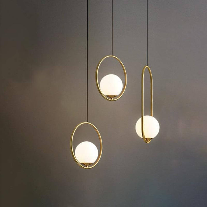 Szklana Lampa Wisząca Harmony