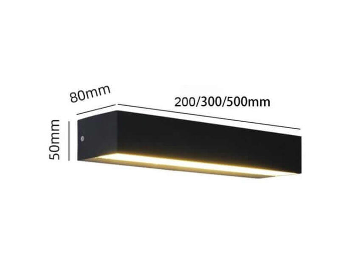 Nowoczesna Lampa Ścienna LED Zewnętrzna