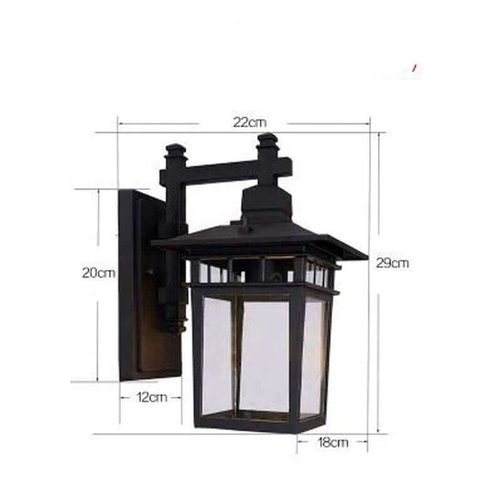 Nowoczesna Lampa Ścienna Zewnętrzna - Oświetlenie Ogrodowe