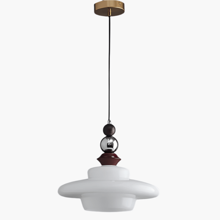 Wisząca Lampa Jadalniana w Stylu Średniowiecznym Beżowa