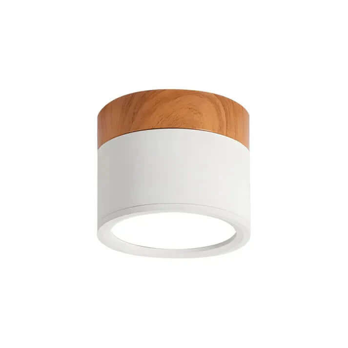 Cylindryczna lampa sufitowa LED – nowoczesne oświetlenie korytarza