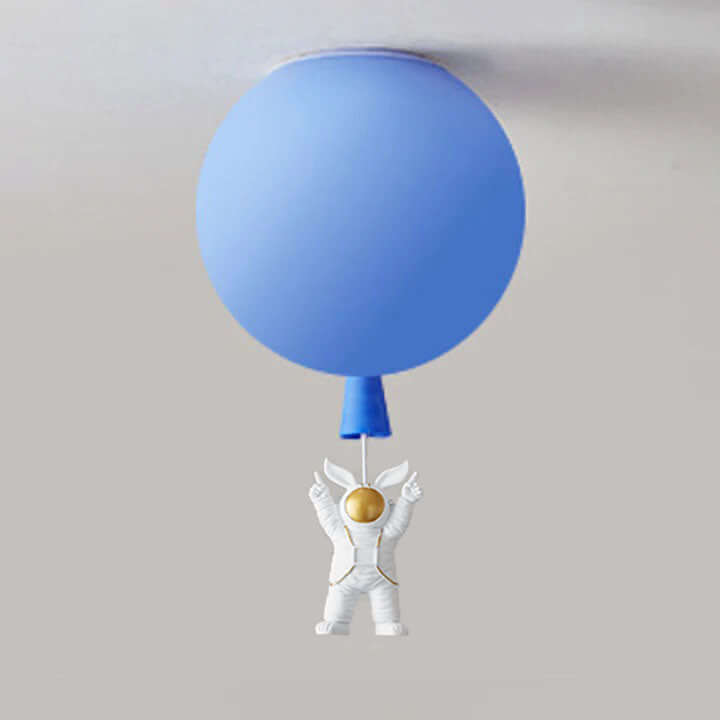 Nowoczesne oświetlenie sufitowe LED Księżyc/Astronauci