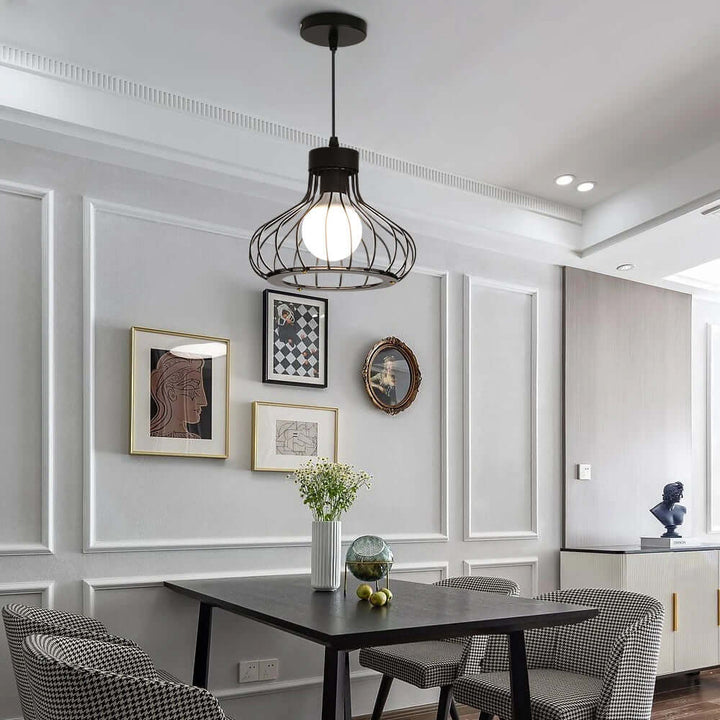 Nowoczesna metalowa lampa wisząca