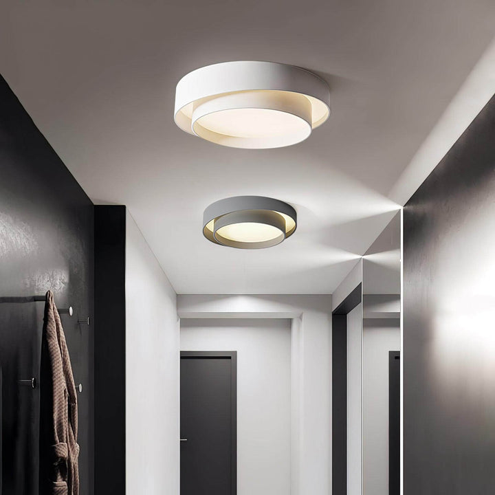 Cylindryczna lampa sufitowa LED, detale wykończenia