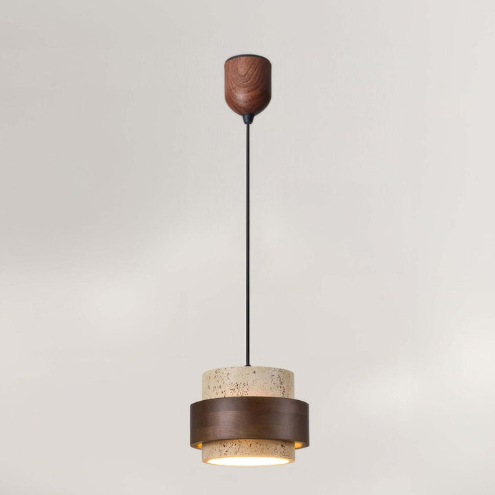 Retro kamienna lampa wisząca Wabi-Sabi