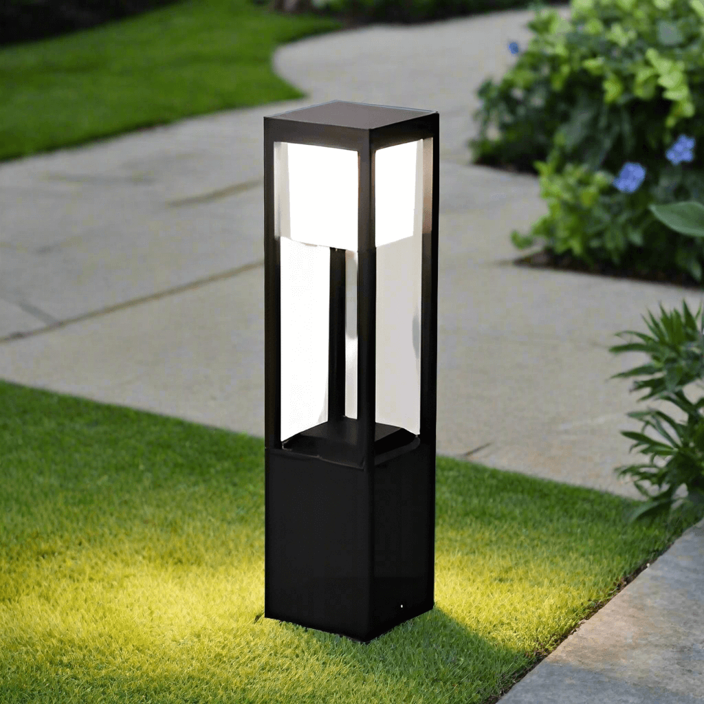Zewnętrzna Lampa Solarna Cube 60cm - Wydajne Oświetlenie LED